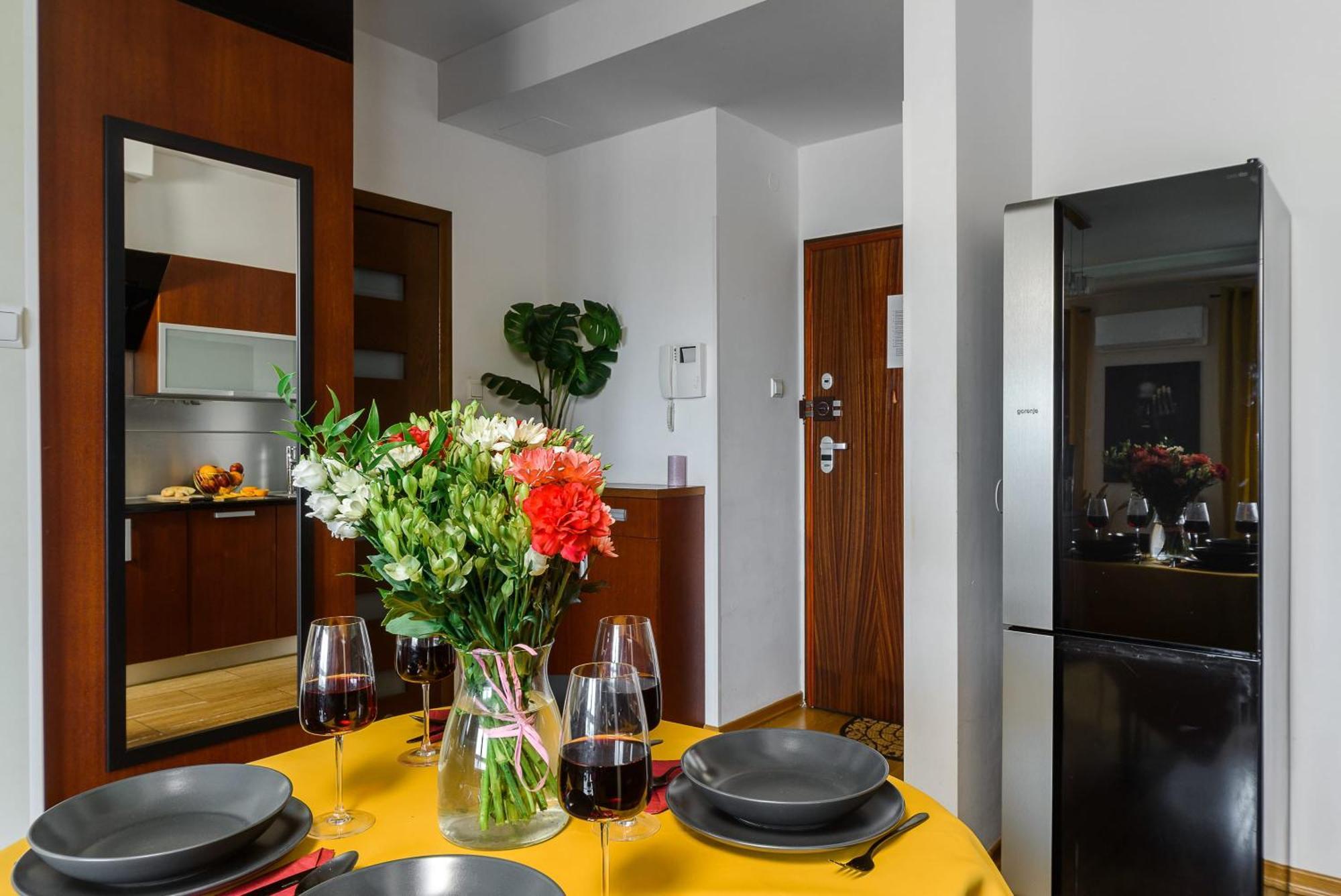 Lumina Apart With Balcony Platinum Tower Warsawa Bagian luar foto