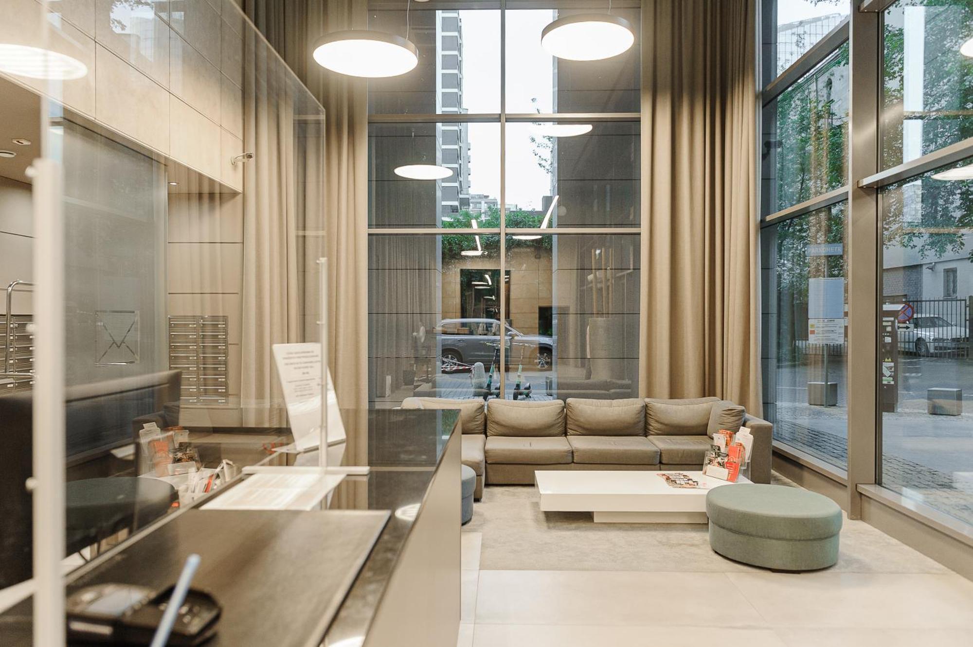 Lumina Apart With Balcony Platinum Tower Warsawa Bagian luar foto
