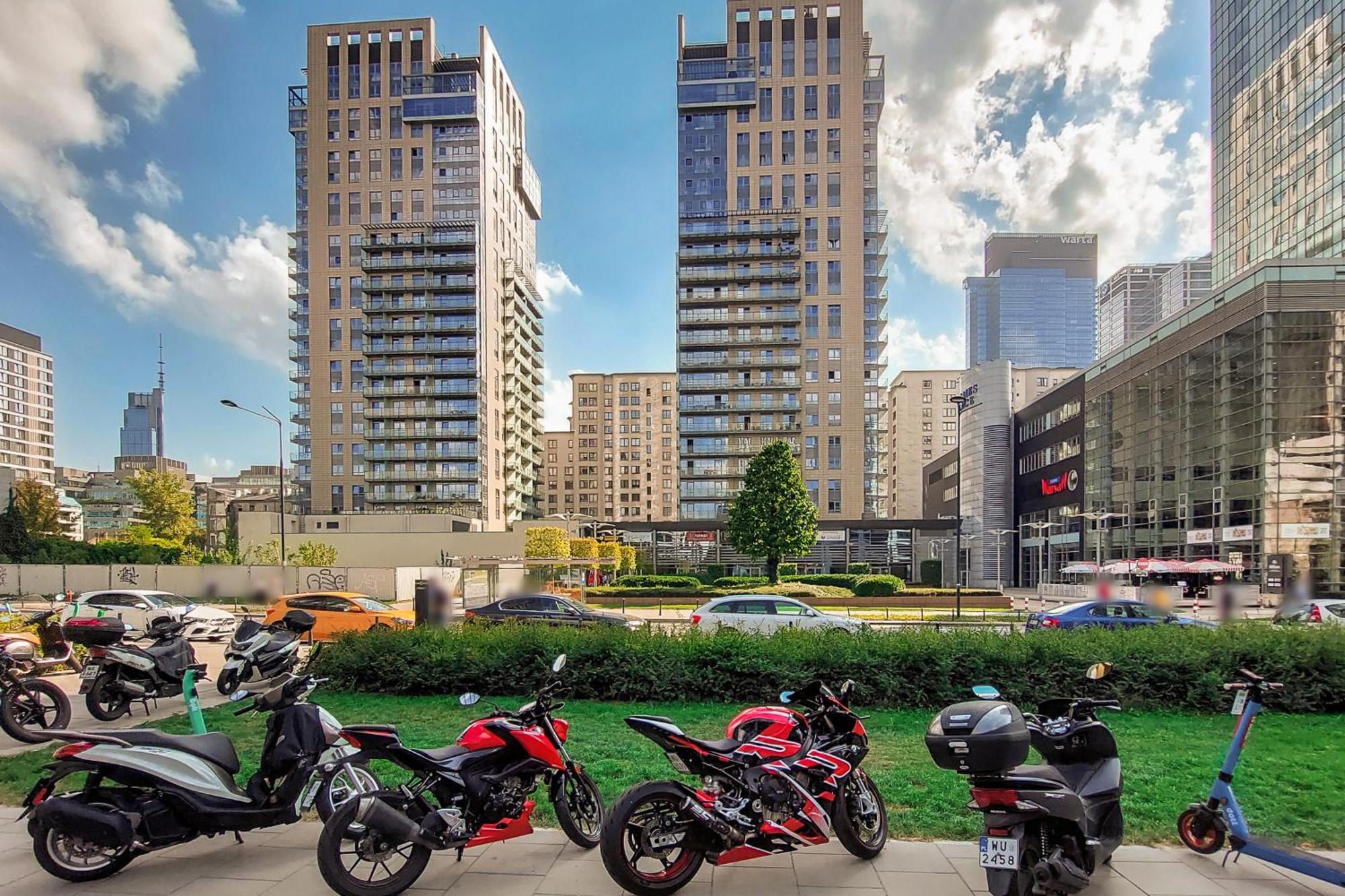 Lumina Apart With Balcony Platinum Tower Warsawa Bagian luar foto