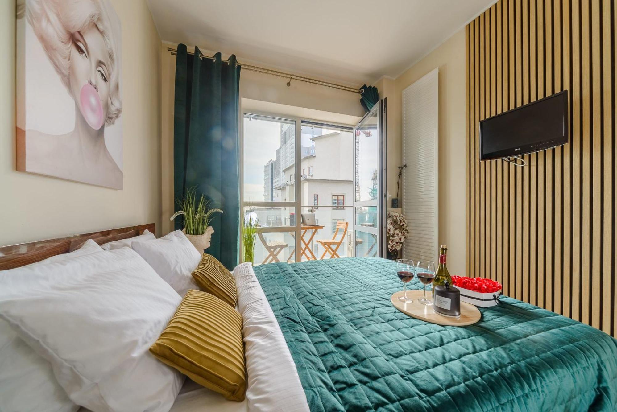 Lumina Apart With Balcony Platinum Tower Warsawa Bagian luar foto