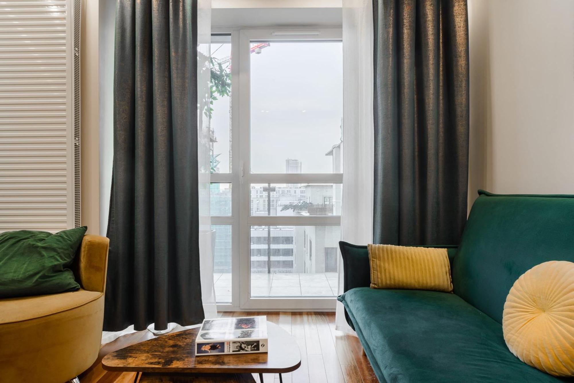 Lumina Apart With Balcony Platinum Tower Warsawa Bagian luar foto