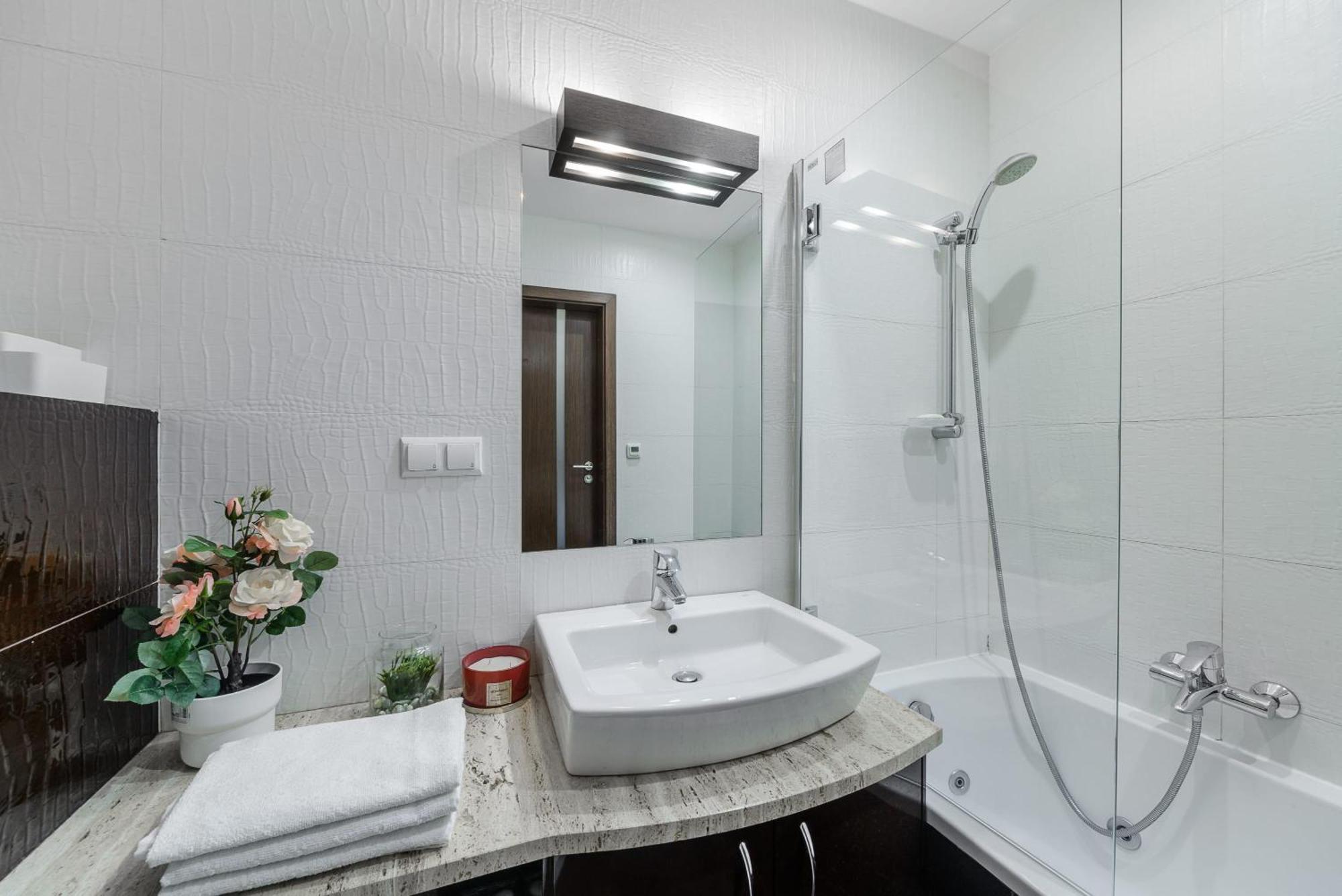 Lumina Apart With Balcony Platinum Tower Warsawa Bagian luar foto