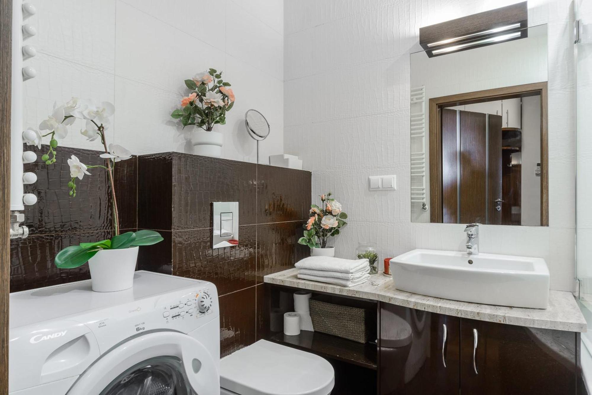 Lumina Apart With Balcony Platinum Tower Warsawa Bagian luar foto