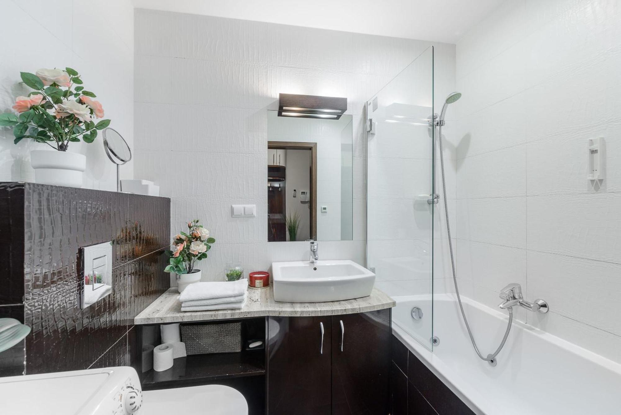 Lumina Apart With Balcony Platinum Tower Warsawa Bagian luar foto